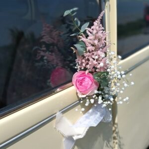 décoration de voiture pour mariage