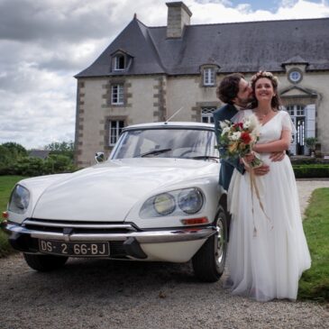 Location de Citroën DS pour mariage de Sonia.