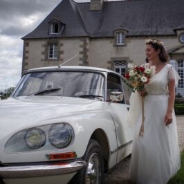 ancienne DS Citroën en location pour un beau mariage