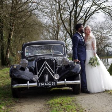 Voiture ancienne Traction pour mariage