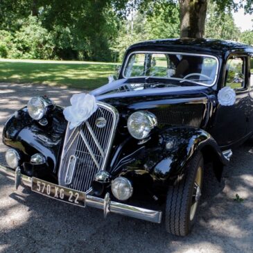 Traction de mariage en Location en Bretagne.
