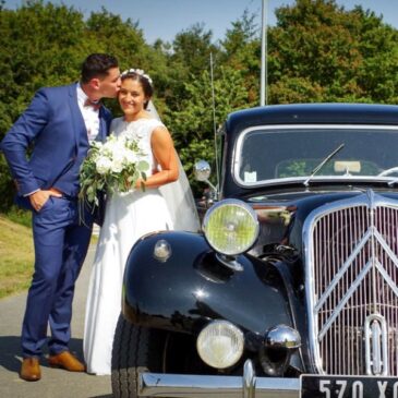 Voiture ancienne de mariage Dinan