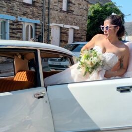 DS Citroën de mariage Saint Coulomb