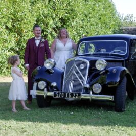 location auto ancienne de cérémonie à saint-pôtan