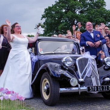 Traction de mariage à louer en Bretagne