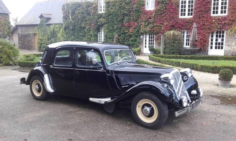 Traction de mariage à louer en Bretagne