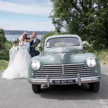 Mariage en voiture de collection au cœur du Mené.