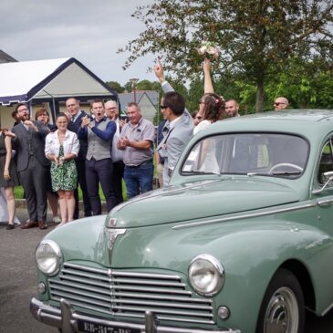 Voiture de mariée en location de Pleugueneuc à Dinan