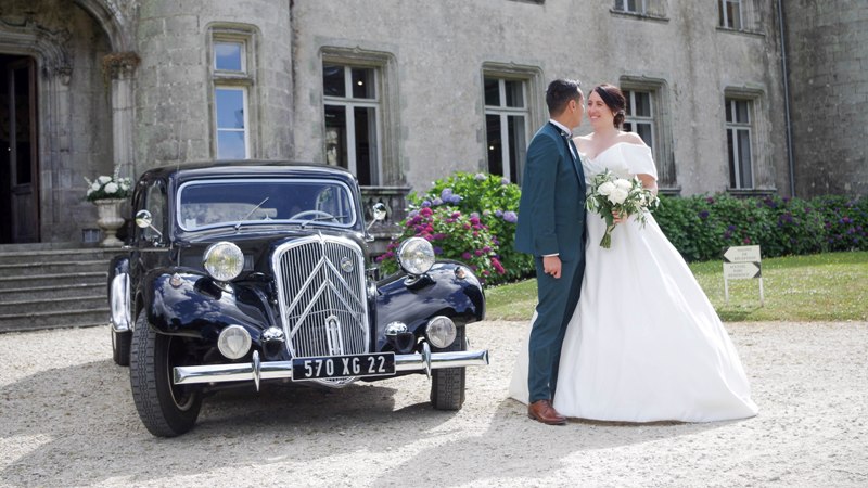voiture de collection mariage 22 Dinan