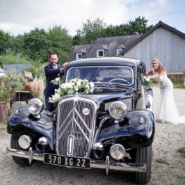 mariage en véhicule de collection en bretagne