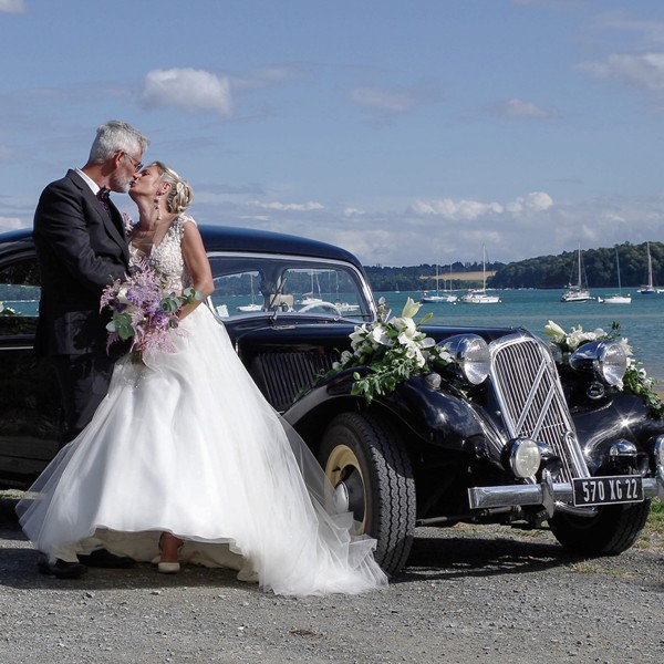 Citroën Traction pour mariage à Saint-Malo