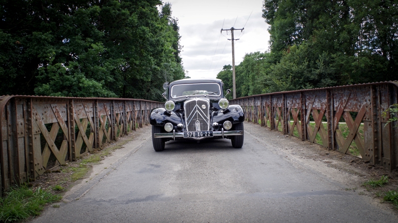 Traction Avant Citroën, un véhicule original pour un mariage